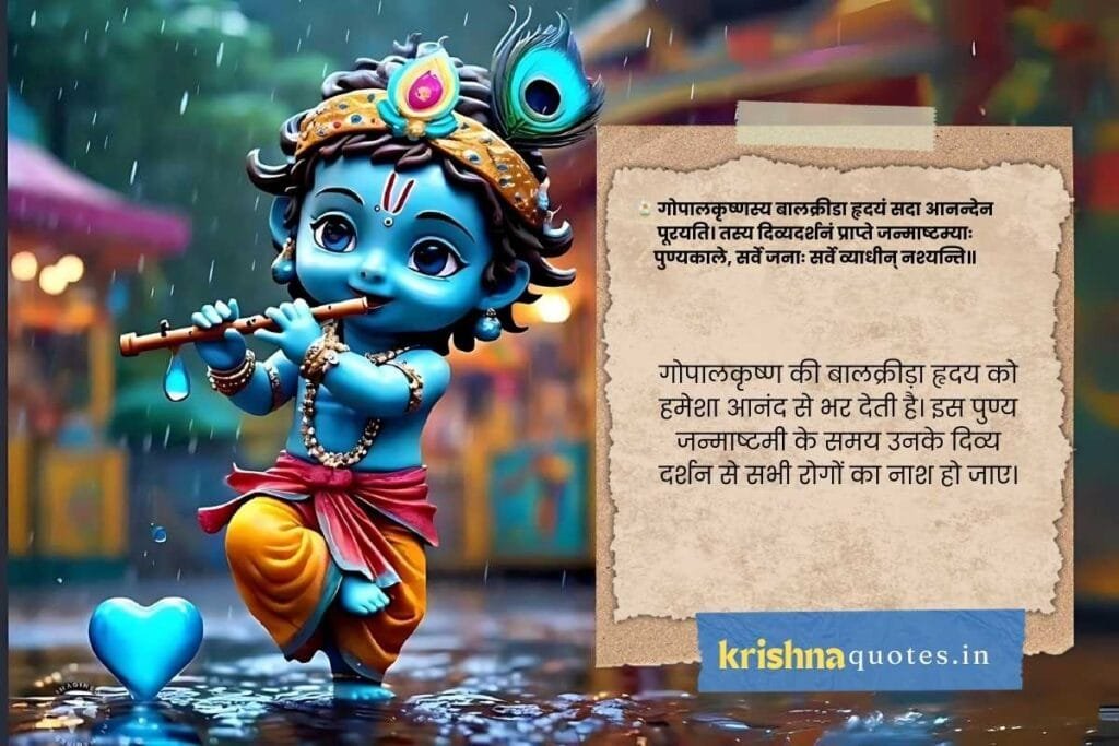 Krishan Janmashtami Wishes In Hindi
