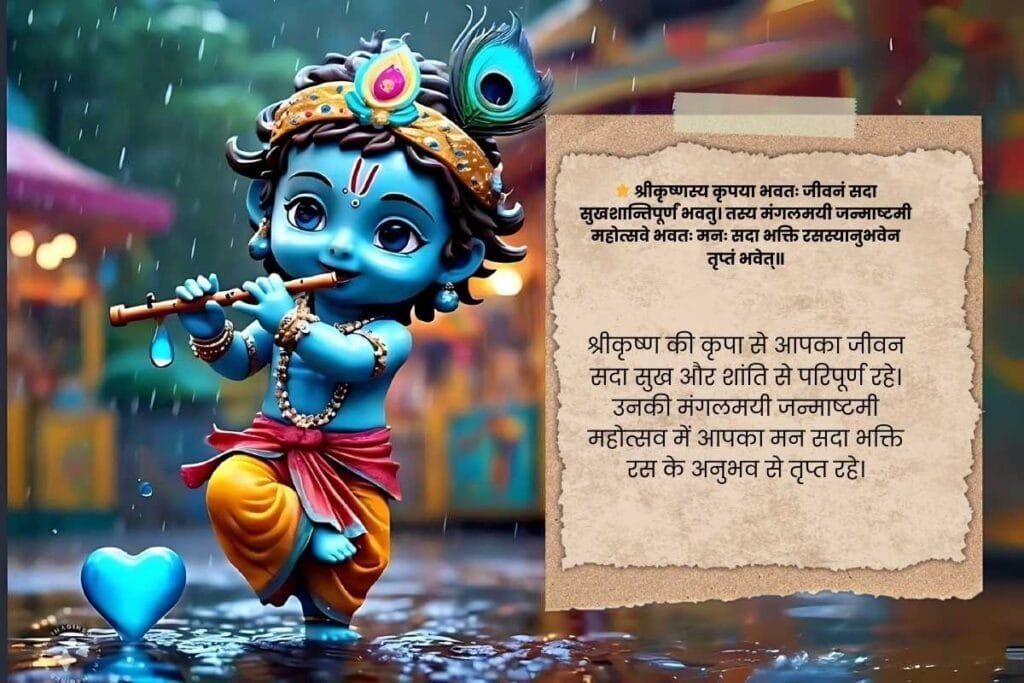 Krishan Janmashtami Wishes In Hindi