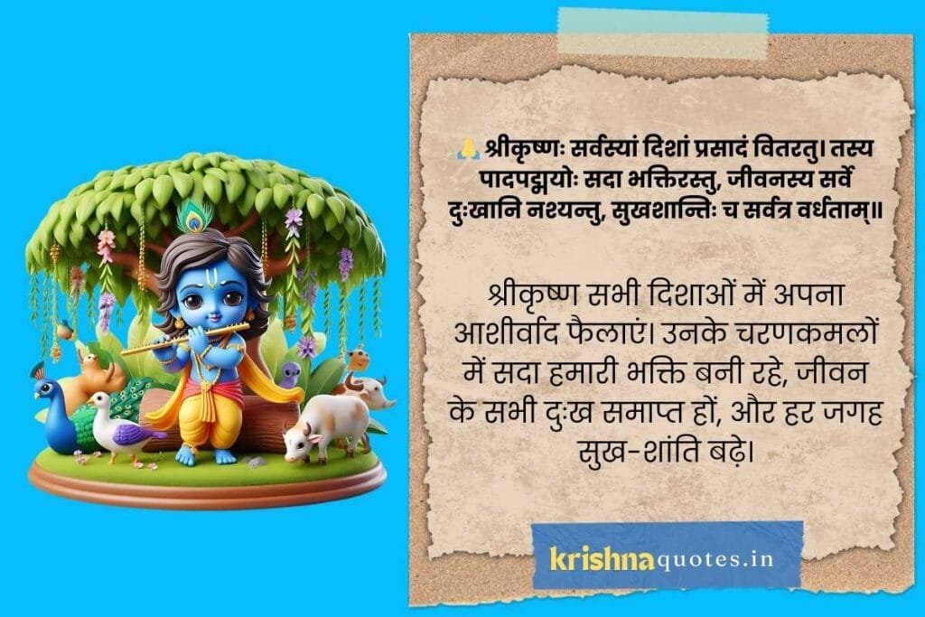 Krishan Janmashtami Wishes In Hindi