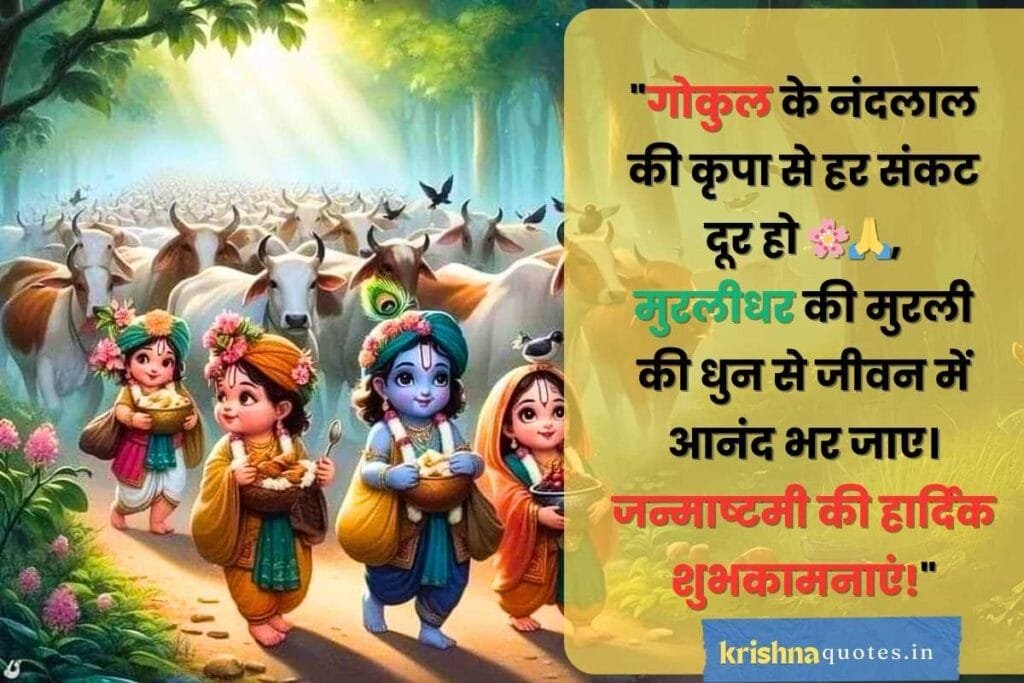 Krishna Janmashtami Quotes In Hindi