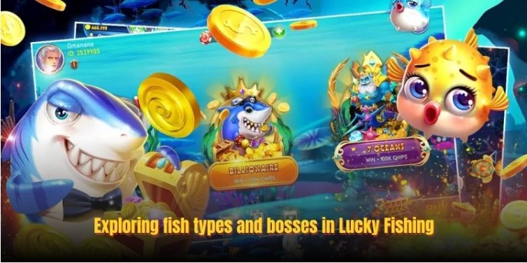 Exploring fish types and bosses in Lucky Fishing